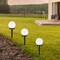 NEX; Solar Globe Pathway Lights, Outdoor LED Ball Ground Stake Lights, Waterproof Landscape Lighting for Lawn Garden Yard; Category:Night Lights; Image:5